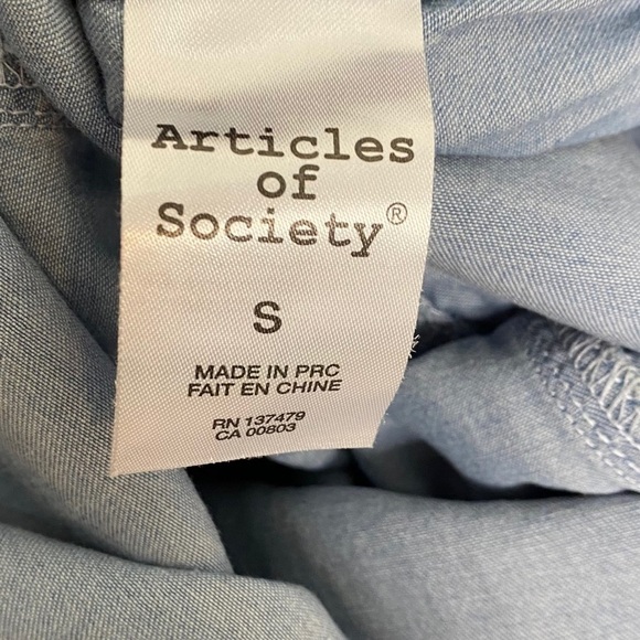 Articles of Society Crystal Jumper- Lyocell Lightweight Jumpsuit - Picture 7 of 13